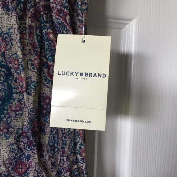 New Lucky Brand Mixed Rug Tee - Picture 5 of 7